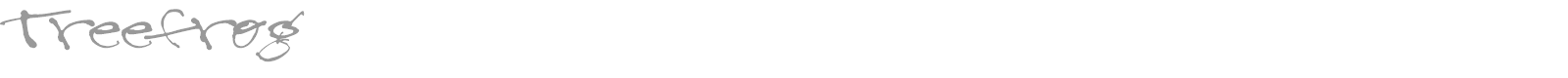 Treefrog font preview